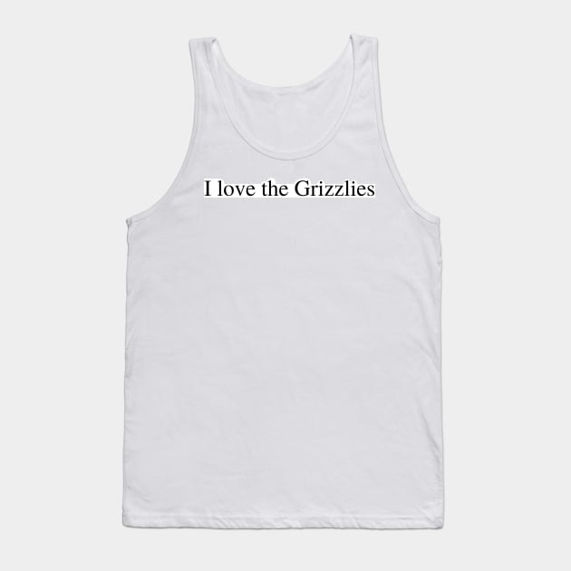 I love the Grizzlies Tank Top by delborg